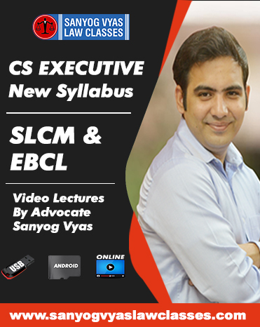 CS EXECUTIVE NEW SYLLABUS SLCM & EBCL COMBO